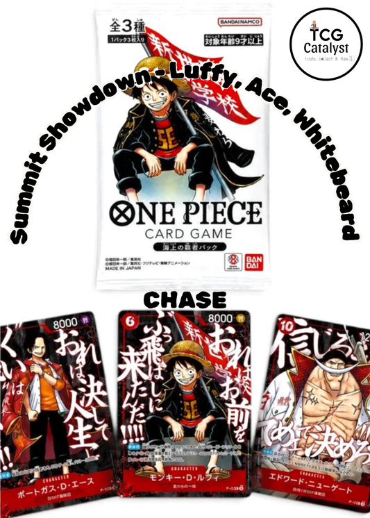[JAP] SUMMIT WAR LUFFY, ACE, WHITEBEARD PROMO CARD
